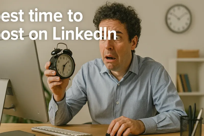 Best time to post on LinkedIn guide
